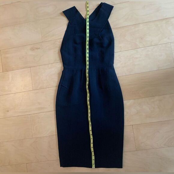 ROLAND MOURET SOLD OUT MANON DRESS.NAVY BLUE. SIZE 6. BNWOT - Picture 6 of 9
